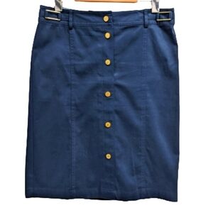Jones New York Signature navy pencil skirt size 4